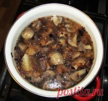 Как приготовить грибной суп-пюре из шампиньонов. - рецепт, ингридиенты и фотографии