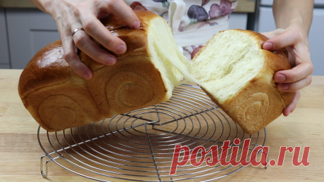 Хоккайдо - знаменитый японский молочный хлеб, его пекут с добавлением заварки, она делает мякиш хлеба более влажным | Ольга Шобутинская | Яндекс Дзен