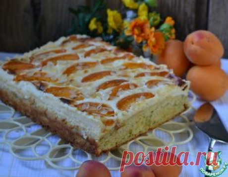 Пирог с творогом и абрикосами – кулинарный рецепт