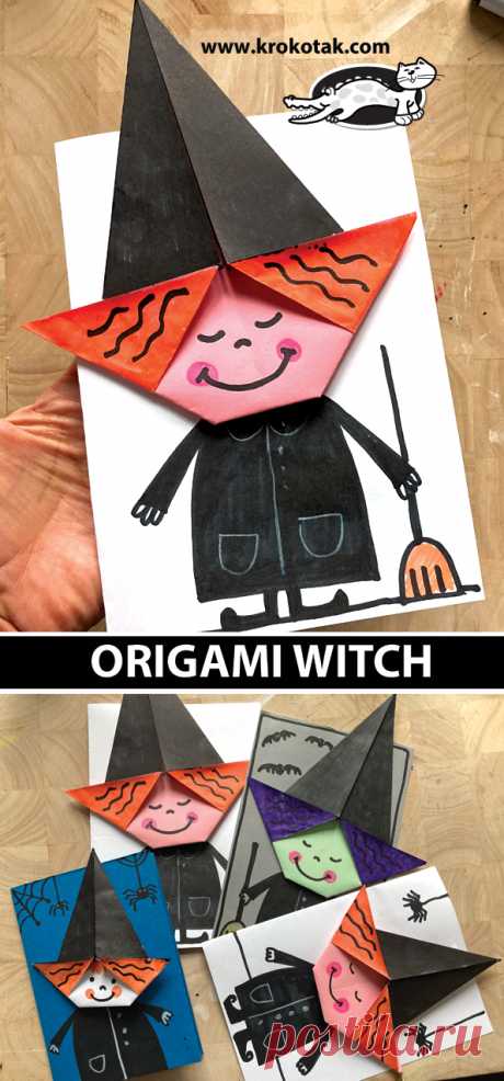 ORIGAMI WITCH Educational and craft activities for kids and parents