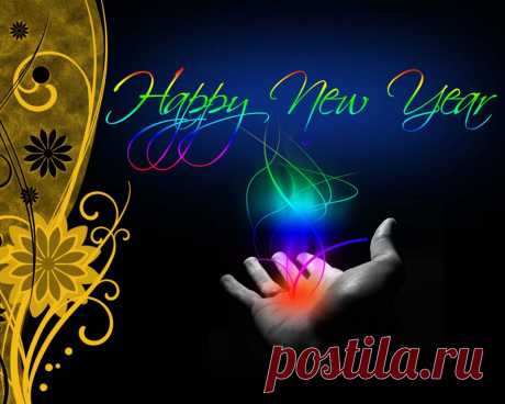 Happy New Year- Magical Hand | HD Happy New Year Wallpapers for Mobile and Desktop