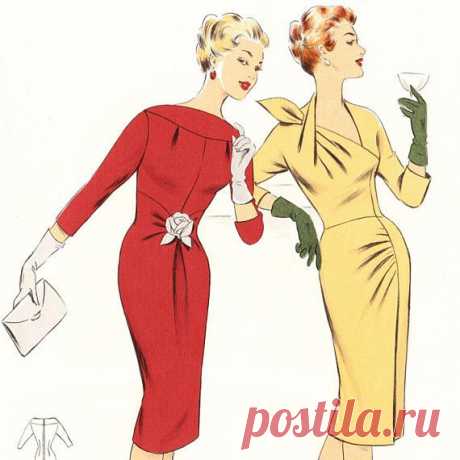 This vintage pattern-making system dates from Winter 1960. 54 different outfits for you to admire…. AND for you to draft as patterns to sew at home! The outfits include smart little suits, coats for all times of day, jackets and dresses, evening gowns, bridal wear – with the emphasis