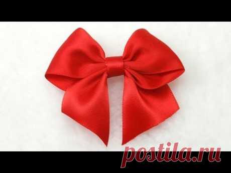 Make Simple Easy Bow, DIY, Ribbon Hair Bow, Tutorial, Bow #3