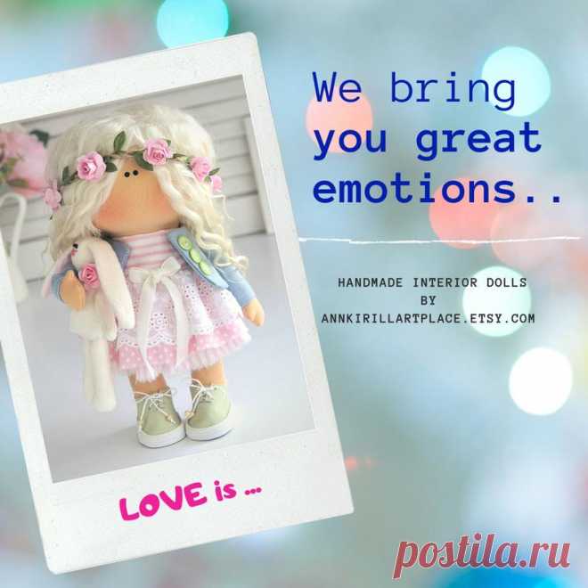 Love gift idea portrait doll for your family Doll handmade | Etsy