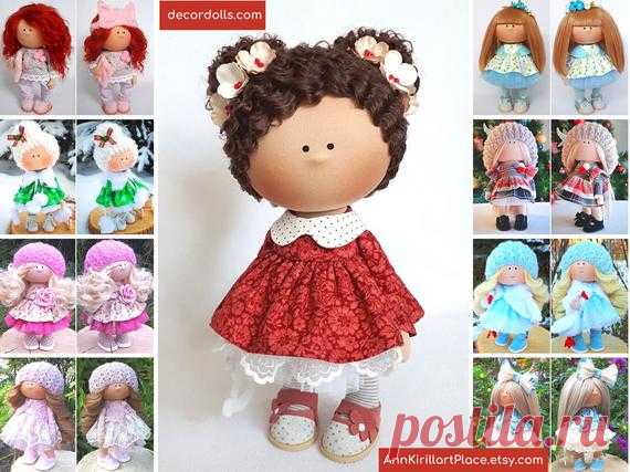 Fabric Cloth Doll Tilda Art Doll Kids Doll Handmade | Etsy Hello, dear visitors!  This is handmade soft doll created by Master Yana (Cheboksari, Russia). Doll is made by Order. Order processing time is 5-12 days.  All dolls on the photo are made by master Yana. You can find them in our shop using masters name: