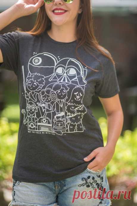 Star Wars Shirt classic illustrated star wars t-shirt | Etsy