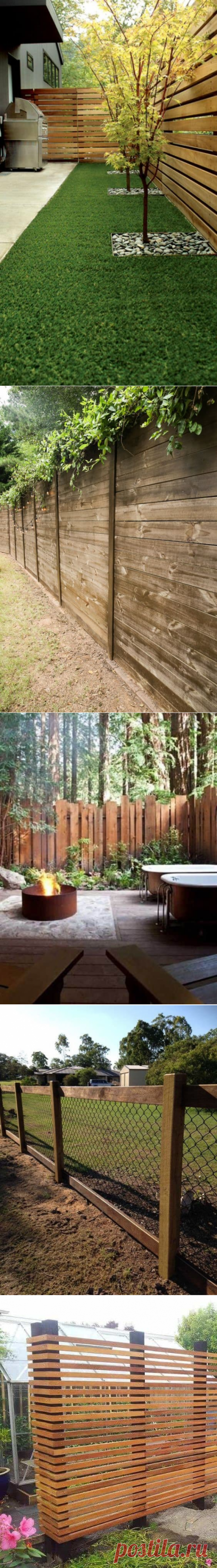 30 Wood Fence Ideas For You In 2019 - a nest with a yard