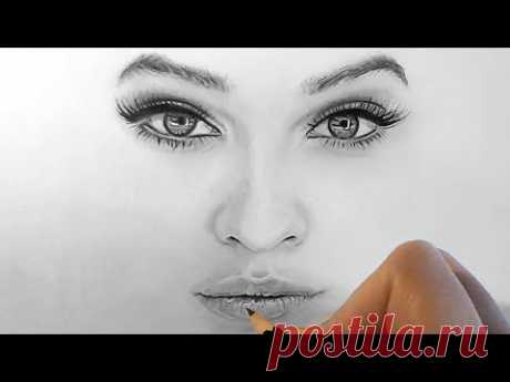In this video you can see how to shade realistic eyes, nose, lips and which materials I use. I have a lot more tutorials now! Model: Barbara Palvin DRAWING ...
