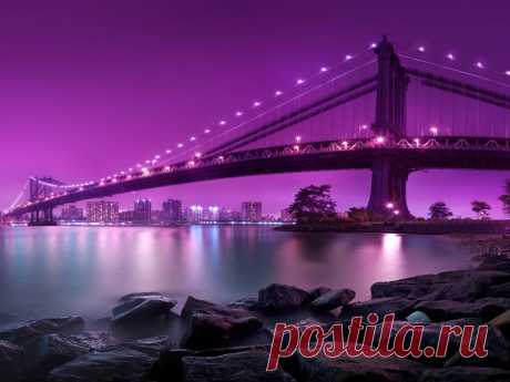 «New York Manhэtten Hanging bridge lighting Desktop Wallpaper HD 5120x3200 1920x1440» — карточка пользователя Ольга Ц. в Яндекс.Коллекциях