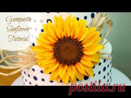 ▶ How to Make a Gumpaste Sunflower - YouTube