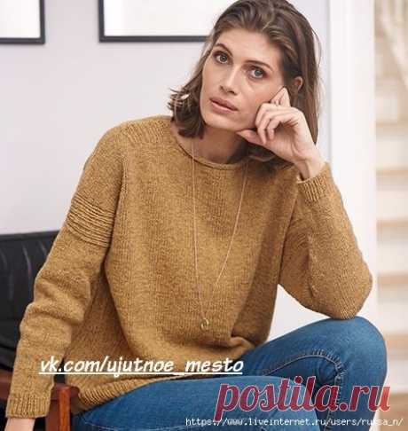 Пуловер в стиле кэжуал