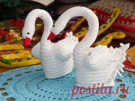 Как вязать лебедей :: вязание крючком лебеди :: Рукоделие :: KakProsto.ru: как просто сделать всё