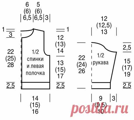 Детская кофта с рельефным узором - схема вязания спицами. Вяжем Кофты на Verena.ru