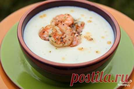 Сливочный суп с цветной капустой, картофелем и креветками - пошаговый кулинарный рецепт на Повар.ру
