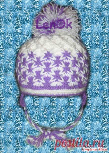 МК по узору для зимней шапки http://www.stranamam .ru/post/3241665/ - Страна Мам