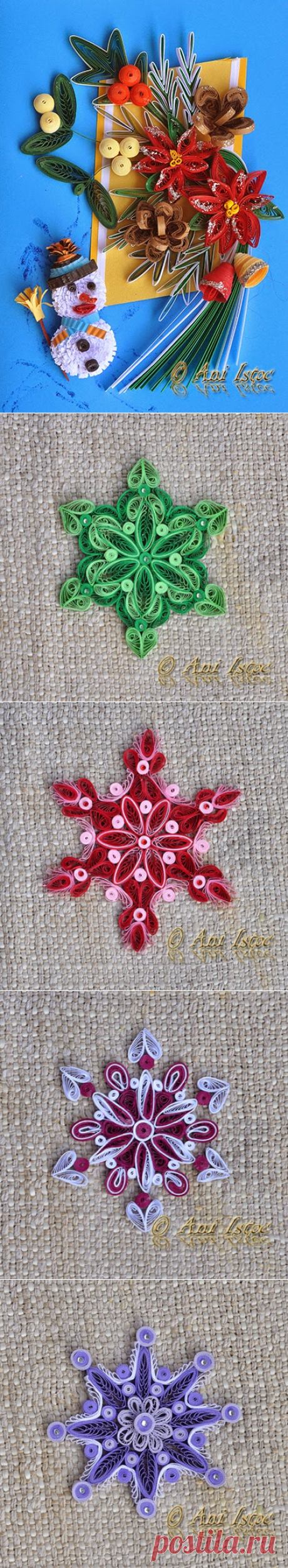 Printre hobby-uri: quilling, kusudama, origami, bijuterii handmade...: Quilling - Winter