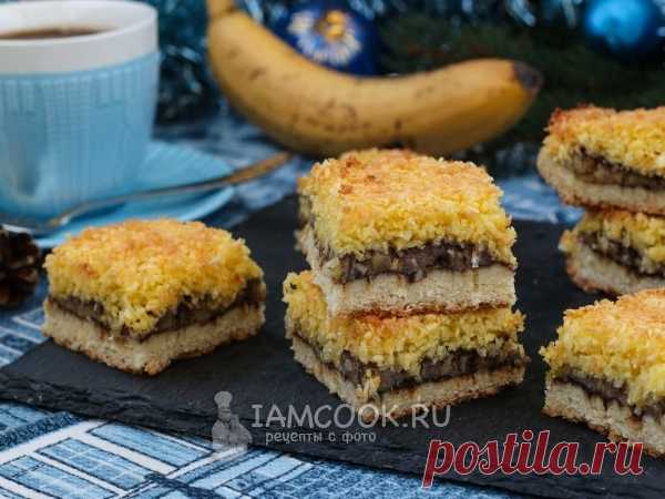 Песочный пирог с бананами — рецепт с фото, на русском, пошагово. Вкусный песочный пирог с бананами, какао и кокосовой стружкой разнообразит ваше семейное чаепитие в зимний период.