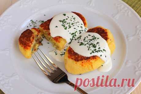 ​Картофельные зразы с грибами