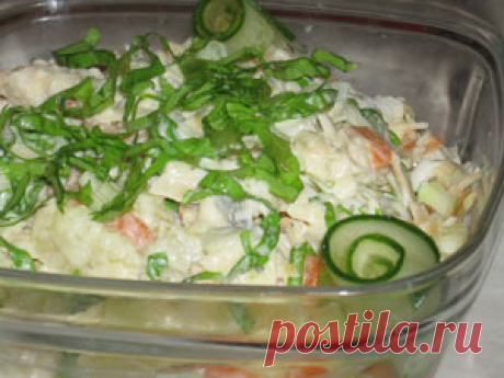 Салат с отварной горбушей и овощами | Рыба в духовке — рецепты