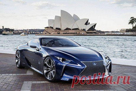 Удивительный Lexus LF-LC Hybrid Concept - Графикон Арт