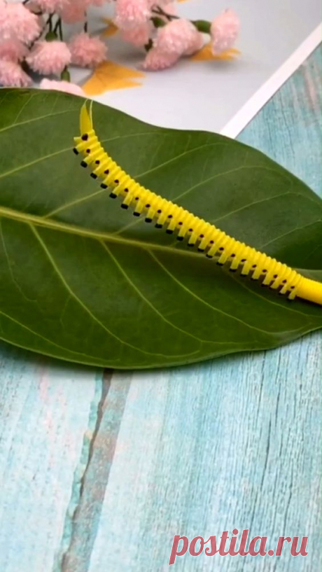 How to make a worm that moves | craft for kids