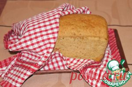 Ржано-пшеничный хлеб с тмином - кулинарный рецепт