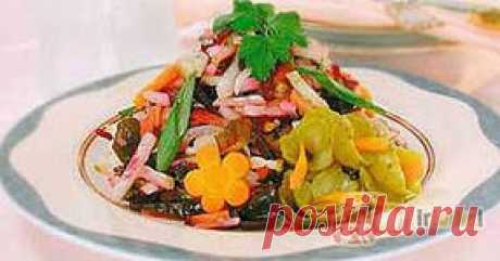 Салат &quot; морской винегрет&quot;, полезный салат из морской капусты | любимые блюда