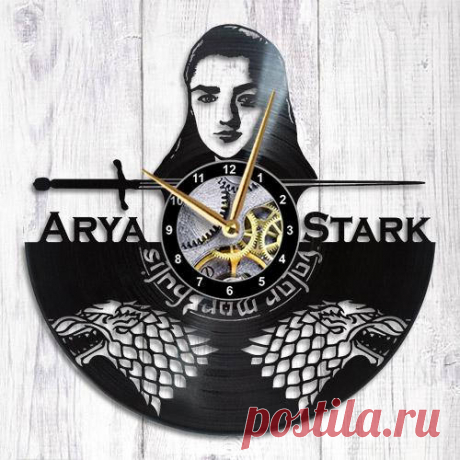 Game of Thrones Clock Arya Stark