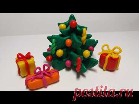 🎄 Как слепить Новогоднюю Елочку из пластилина или полимерной глины (Christmas Tree) - YouTube