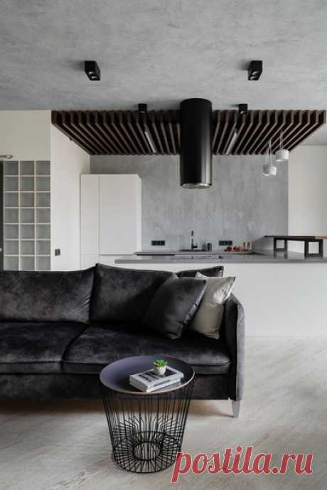 Двухкомнатная квартира, 60 м2 Дизайн: студия KIDZ Design Смотреть полностью: