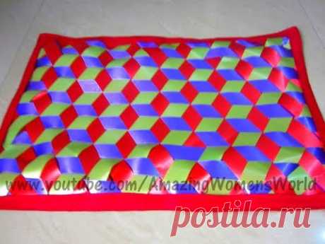 Star Triaxial Floor Mat/Carpet/Area rug/Table Mat/Cushion/Pillow Cover DIY TUTORIAL