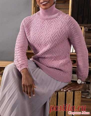 Классический женский свитер - Вязание - Страна Мам