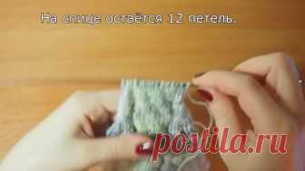 Вязаные тапочки (носки) спицами, без швов. Knitted slippers.