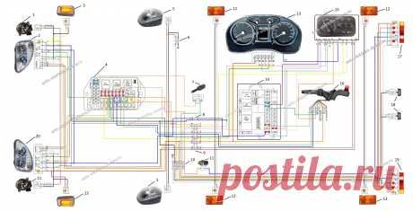 Схемы электрооборудования автомобилей ГАЗ