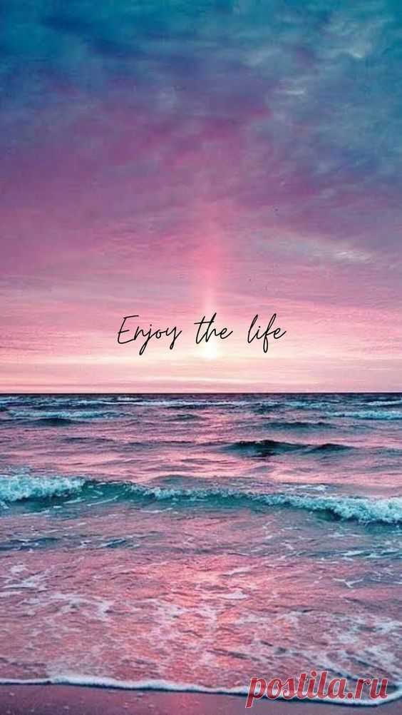 Enjoy the life | Wallpaper iphone quotes backgrounds, Pretty wallpapers backgrounds, Pretty phone wallpaper