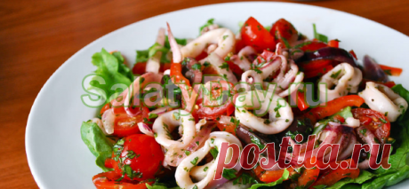 Итальянский салат с осьминогами
