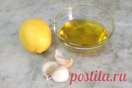 Лимон мед оливковое масло чеснок - Лекарство для печени