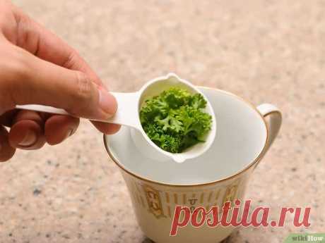 Чай из петрушки для похудения и избавления от отеков