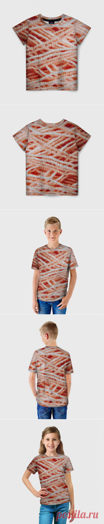 Детская футболка 3D Нити - макро фото - купить по цене 1320 руб в интернет-магазине Всемайки, арт 3652185