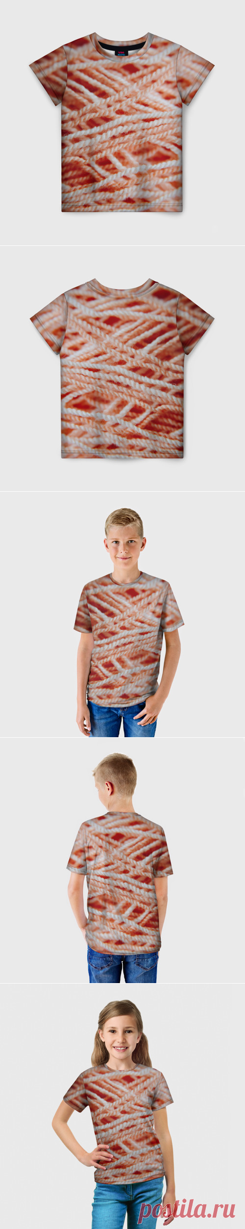 Детская футболка 3D Нити - макро фото - купить по цене 1320 руб в интернет-магазине Всемайки, арт 3652185