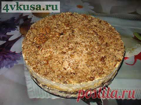 Закусочный торт "Мужской" (салат). Фоторецепт. | 4vkusa.ru