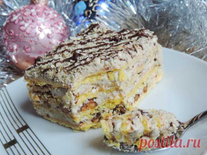 Торт «Лакомка» с кремом из халвы - пошаговый рецепт с фото - как приготовить, ингредиенты, состав, время приготовления - Леди Mail.Ru