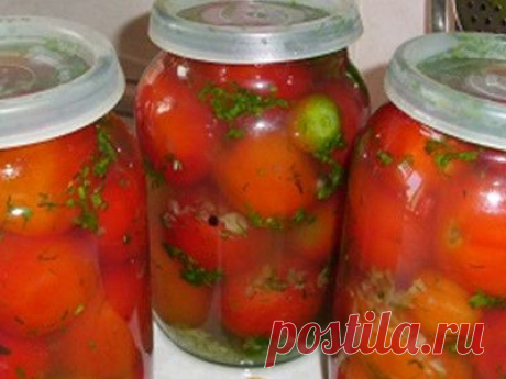 Маринованные помидоры в особом маринаде, с необыкновенным вкусом | Рецепты моей мамы