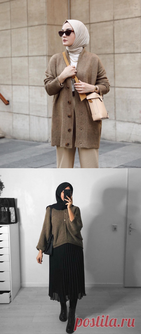 2020 Knit Trend Outfit Ideas For Hijab Style - Hijab-style.com
