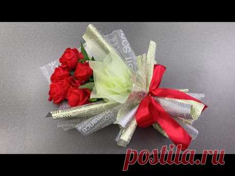 ABC TV | How To Make Rose Paper Flower Bouquet #2 - Craft Tutorial