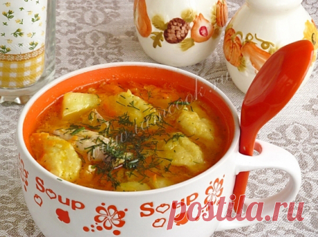 Суп из курицы с мучными клёцками по-белорусски — рецепт с фото пошагово