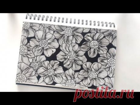 Zentangle design || Zentangle patterns || zen-doodle