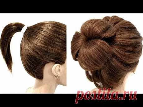 Прическа для Коротких волос. Просто сделать СЕБЕ! Hairstyle for Short Hair. Just Make Yourself!