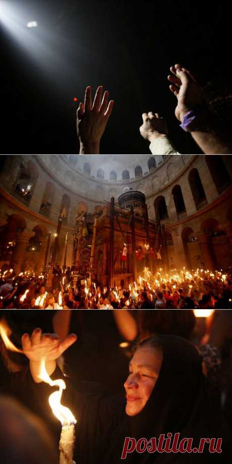 Благодатный огонь сошел в храме Гроба Господня в Иерусалиме — Рамблер-Новости, 2014 г.
