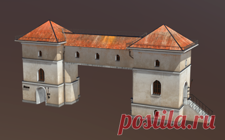 Medieval Fantasy House 5 3D Модель in Здания 3DExport